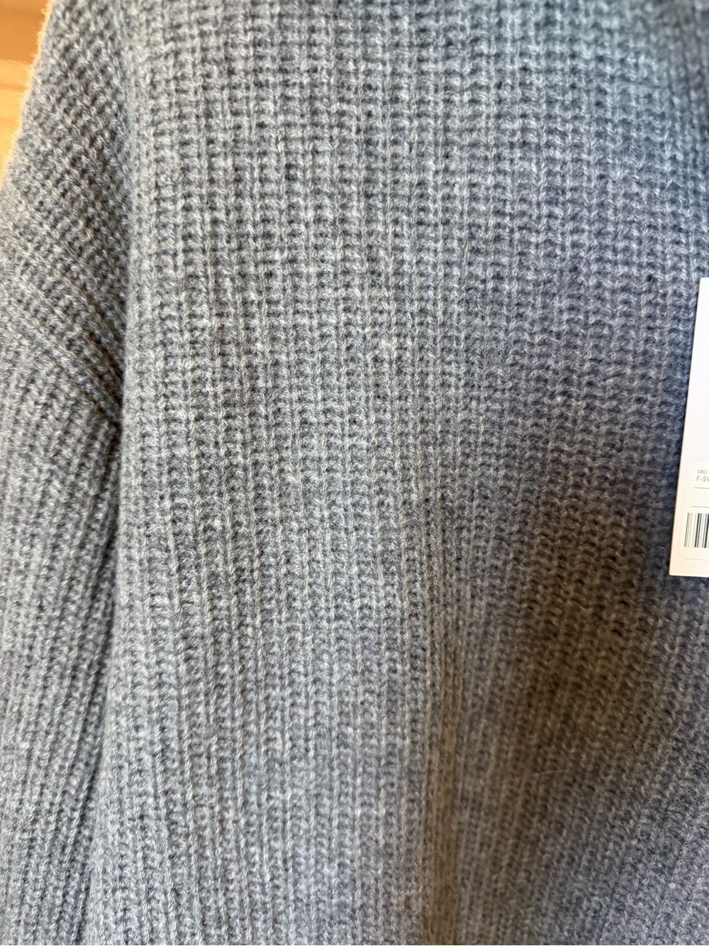 Everlane Merino Wool Half-Zip Sweater Women's Heather Gray Long Sleeve XL - Picture 3 of 8